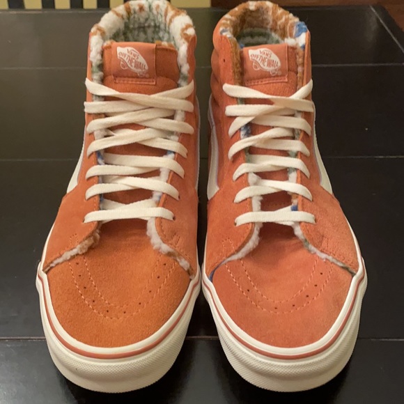 Sk8-Hi Suede Faux Shearling Sneaker - Picture 3 of 7